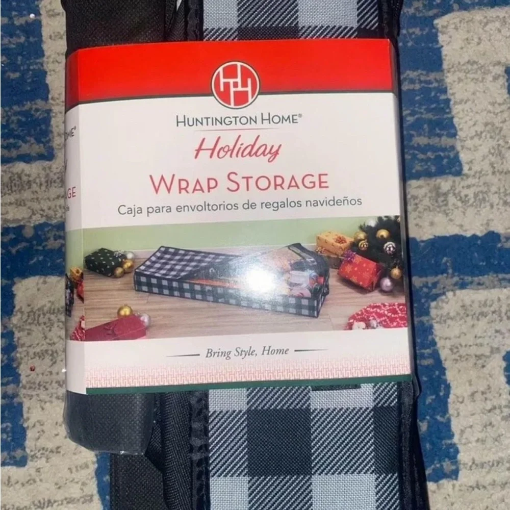 Buffalo check Home Ornament or Gift Wrap Storage